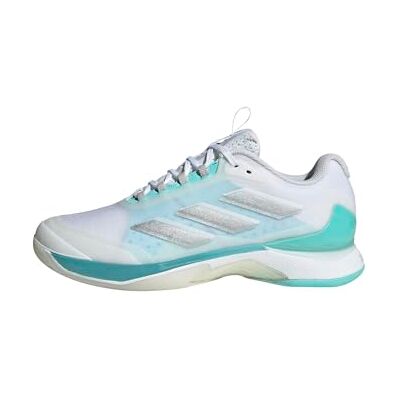 Adidas Damen Avacourt 2 Tennis Shoes Tennisschuhe, FTWR White/Silver met./Flash Aqua, 42 2/3 EU Adidas Damen Avacourt 2 Tennis Shoes Tennisschuhe, FTWR White/Silver met./Flash Aqua, 42 2/3 EU