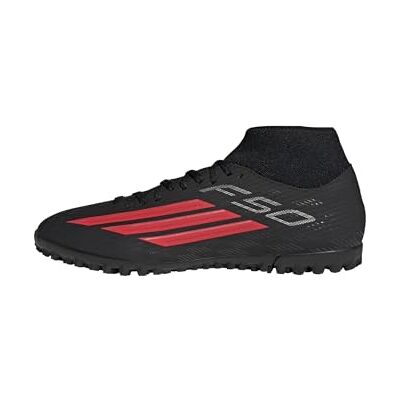 Adidas Unisex F50 Club Mid Cut Turf Football Shoes, core Black/Lucid red/core Black, 46 EU Adidas Unisex F50 Club Mid Cut Turf Football Shoes, core Black/Lucid red/core Black, 46 EU