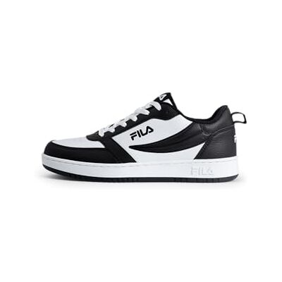 FILA Herren Sneaker REGA Low Top, Weiß (White-Black), 40 FILA Herren Sneaker REGA Low Top, Weiß (White-Black), 40