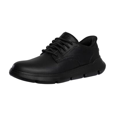 Skechers Herren Garza Duran Turnschuhe, Black Leather / Synthetic, 45 EU Skechers Herren Garza Duran Turnschuhe, Black Leather / Synthetic, 45 EU