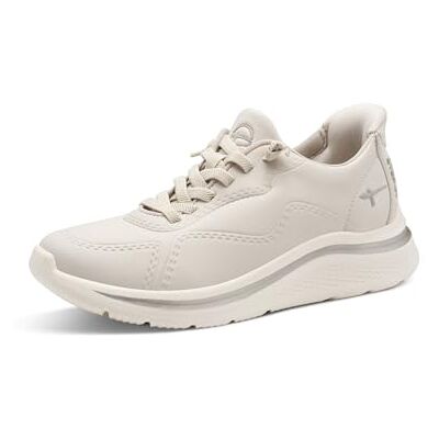 Tamaris Comfort Damen Step IN Sneaker flach zum Schlupfen Sportlich, Beige (Beige), 39 EU Tamaris Comfort Damen Step IN Sneaker flach zum Schlupfen Sportlich, Beige (Beige), 39 EU