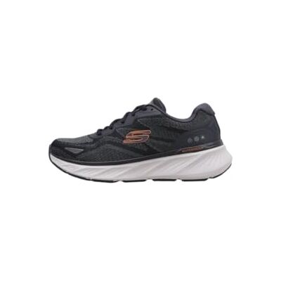 Skechers Edgeride Konzo Herren-Sneaker, Marineblaues Netzgewebe, orangefarbenes Polyurethan, 41 EU Skechers Edgeride Konzo Herren-Sneaker, Marineblaues Netzgewebe, orangefarbenes Polyurethan, 41 EU