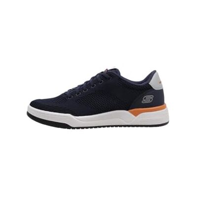 Skechers Herren Corliss-Dorset Sneaker, Navy Knit/Synthetic, 40 EU Skechers Herren Corliss-Dorset Sneaker, Navy Knit/Synthetic, 40 EU