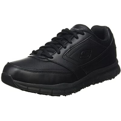Skechers Herren Nampa Sneaker, Black Synthetic Pu, 40 EU Skechers Herren Nampa Sneaker, Black Synthetic Pu, 40 EU