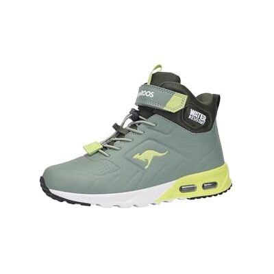 KangaROOS Unisex Kinder Kx-molbo Mid Ev Sneaker, Seagrass Celery Green, 35 EU KangaROOS Unisex Kinder Kx-molbo Mid Ev Sneaker, Seagrass Celery Green, 35 EU