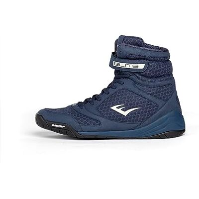 Everlast Elite 2 Boxschuhe (Navy Größe 9) Leicht, Hochschnitt, Knöchelstütze, Boxstiefel Wettkampf & Training, Überlegene Traktion Everlast Elite 2 Boxschuhe (Navy Größe 9) Leicht, Hochschnitt, Knöchelstütze, Boxstiefel Wettkampf & Training, Überlegene Traktion