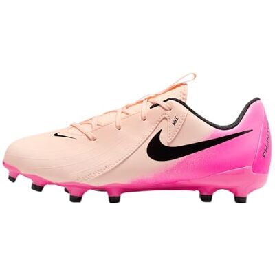 NIKE FD6722-800 Jr. Phantom GX 2 Academy Herren Crimson Tint/Black-PINK Blast EU 35 NIKE FD6722-800 Jr. Phantom GX 2 Academy Herren Crimson Tint/Black-PINK Blast EU 35