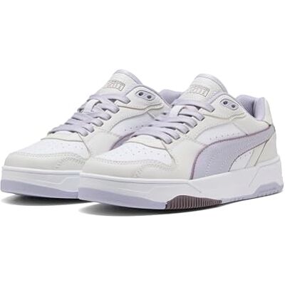 Puma Unisex Rbd Break Low Sneaker, Feather Gray Lilac Crush White, 43 EU Puma Unisex Rbd Break Low Sneaker, Feather Gray Lilac Crush White, 43 EU