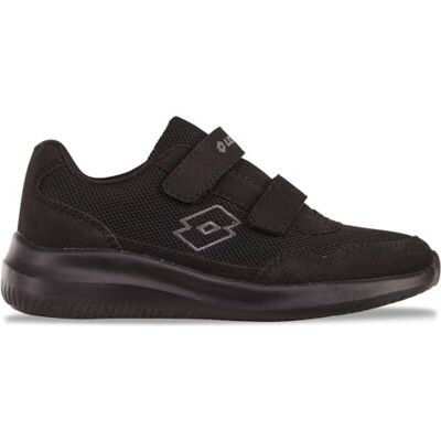 Lotto STYLECODE: 2600822K Connect VL OC K Unisex Kids Sneaker Black/Grey 26 Lotto STYLECODE: 2600822K Connect VL OC K Unisex Kids Sneaker Black/Grey 26