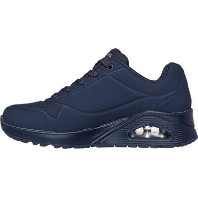 Skechers Damen UNO Stand On Air Turnschuhe, Dark Navy Durabuck/Mesh, 39.5 EU Skechers Damen UNO Stand On Air Turnschuhe, Dark Navy Durabuck/Mesh, 39.5 EU