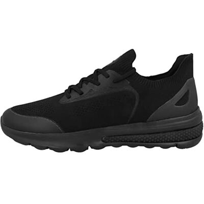 Geox Jungen U Spherica Actif Sneaker, Schwarz, 41 EU Geox Jungen U Spherica Actif Sneaker, Schwarz, 41 EU