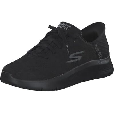Skechers Herren Go Walk Flex New World Sneakers, Black Textile Synthetic, 45.5 EU Skechers Herren Go Walk Flex New World Sneakers, Black Textile Synthetic, 45.5 EU