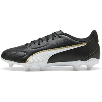 Puma King 20 Play FG/AG Fußballschuh, Unisex, Schwarz-Weißgold, 11.5 UK Puma King 20 Play FG/AG Fußballschuh, Unisex, Schwarz-Weißgold, 11.5 UK