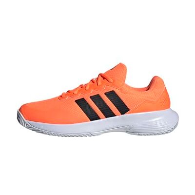 Adidas Herren GAMECOURT 2 Tennis Shoes, Lucid Orange/core Black/Silver met., 41 1/3 EU Adidas Herren GAMECOURT 2 Tennis Shoes, Lucid Orange/core Black/Silver met., 41 1/3 EU