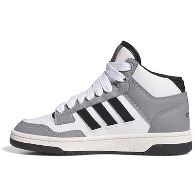 Adidas Unisex Kinder Rapid Court Mid Junior Shoes, Grey Three/Core Black/FTWR White, 40 EU Adidas Unisex Kinder Rapid Court Mid Junior Shoes, Grey Three/Core Black/FTWR White, 40 EU