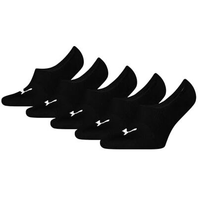 Puma Unisex Mid Cut Footie, Schwarz, 39-42 EU Puma Unisex Mid Cut Footie, Schwarz, 39-42 EU