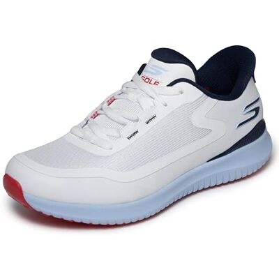 Skechers Damen Slip-Ins: Go Golf FlightTurnschuhes for Women Breathable Mesh, Spikeless Traction Slip-InTurnschuhe, White/Navy/Red, 39 EU Skechers Damen Slip-Ins: Go Golf FlightTurnschuhes for Women Breathable Mesh, Spikeless Traction Slip-InTurnschuhe, White/Navy/Red, 39 EU