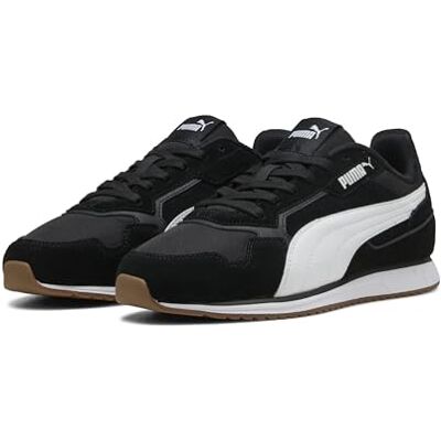 Puma Unisex Softride St Miler Sd Sneaker, White Black Gum, 44 EU Puma Unisex Softride St Miler Sd Sneaker, White Black Gum, 44 EU