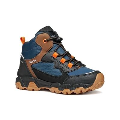 Geox Jungen J Magnetar Boy B ABX Sneaker, Marinebraun, 32 EU Geox Jungen J Magnetar Boy B ABX Sneaker, Marinebraun, 32 EU