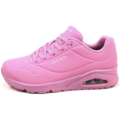 Skechers Damen UNO Stand on Air Sneaker, Rosa Durabuck Mesh, 38 EU Skechers Damen UNO Stand on Air Sneaker, Rosa Durabuck Mesh, 38 EU