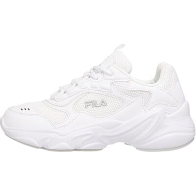 FILA Kinder Unisex Sneaker COLLENE mit Chunky-Sohle, Weiß (White), 35 FILA Kinder Unisex Sneaker COLLENE mit Chunky-Sohle, Weiß (White), 35