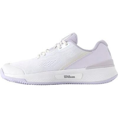 WILSON Intrigue Pro Damen-Tennisschuhe, Außergewöhnliche Stabilität und Fußgewölbeunterstützung Sicherer Sitz der Ferse für optimalen Halt, Weiß/Lavender Blue/Silber, Größe 7,5 WILSON Intrigue Pro Damen-Tennisschuhe, Außergewöhnliche Stabilität und Fußgewölbeunterstützung Sicherer Sitz der Ferse für optimalen Halt, Weiß/Lavender Blue/Silber, Größe 7,5