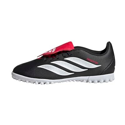 Adidas Unisex Kinder Predator Club Fold-Over Tongue Turf Football Shoes Kids, core Black/FTWR White/Lucid red, 30 1/2 EU Adidas Unisex Kinder Predator Club Fold-Over Tongue Turf Football Shoes Kids, core Black/FTWR White/Lucid red, 30 1/2 EU
