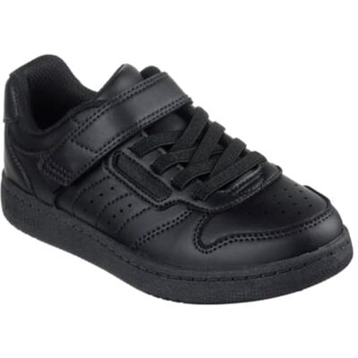 Skechers Quick Street Sneaker für Jungen, Schwarze Synthetik-Einfassung, 9.5 UK Child Skechers Quick Street Sneaker für Jungen, Schwarze Synthetik-Einfassung, 9.5 UK Child