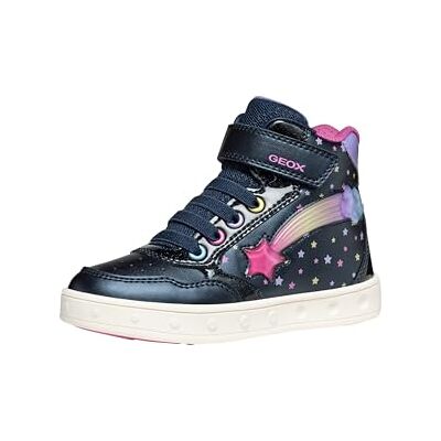 Geox Junior J Skylin Girl Sneakers Navy, Multicolor 33 EU Geox Junior J Skylin Girl Sneakers Navy, Multicolor 33 EU