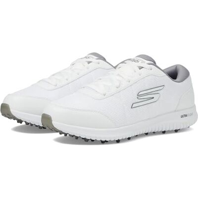 Skechers Damen Max Fairway 4 Spikeless Golf Shoe Sneaker, Weiß/Grau, 41 EU Skechers Damen Max Fairway 4 Spikeless Golf Shoe Sneaker, Weiß/Grau, 41 EU