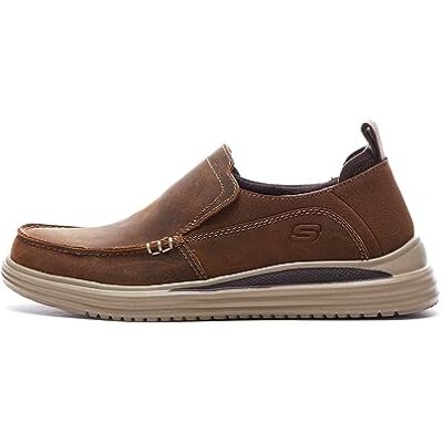 Skechers Bewährte Relander-Sneaker für Herren, Dunkelbraun, 45 EU Skechers Bewährte Relander-Sneaker für Herren, Dunkelbraun, 45 EU