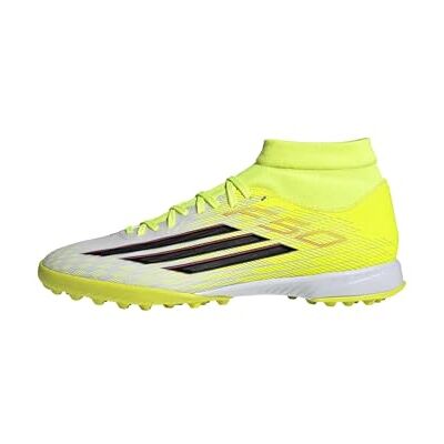 Adidas Unisex F50 League Mid Cut Turf Football Shoes, Team solar Yellow 2/core Black/Lucid red, 48 2/3 EU Adidas Unisex F50 League Mid Cut Turf Football Shoes, Team solar Yellow 2/core Black/Lucid red, 48 2/3 EU