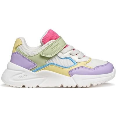 Geox JUNIOR Girl J Loftus Girl B Sneakers Multicolour/White 33_EU Geox JUNIOR Girl J Loftus Girl B Sneakers Multicolour/White 33_EU