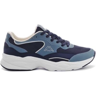 Kappa Logo Siliam Bequeme und stylische Low-Top-Sneaker, Blue Marine und Grey Horizon, Größe 39 Kappa Logo Siliam Bequeme und stylische Low-Top-Sneaker, Blue Marine und Grey Horizon, Größe 39