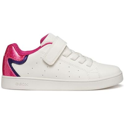Geox JUNIOR J ECLYPER Girl Sneakers White/Fuchsia 30 EU Geox JUNIOR J ECLYPER Girl Sneakers White/Fuchsia 30 EU