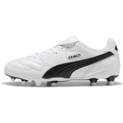 Puma King Liga FG/AG Fußballschuh, Unisex, Weiß/Schwarz, 7 UK Puma King Liga FG/AG Fußballschuh, Unisex, Weiß/Schwarz, 7 UK