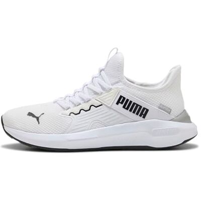Puma SOFTRIDE ENZO 5 Slip Tech Straßenlaufschuh, Unisex, Weiß/Schwarz/Grau, Echo, 12 UK Puma SOFTRIDE ENZO 5 Slip Tech Straßenlaufschuh, Unisex, Weiß/Schwarz/Grau, Echo, 12 UK