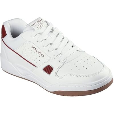 Skechers Herren Koopa Lace Low X Harry Kane Sneaker, weiß, 45.5 EU Skechers Herren Koopa Lace Low X Harry Kane Sneaker, weiß, 45.5 EU
