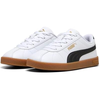 Puma Club II SL PS Sneaker, White Black, 32.5 EU Puma Club II SL PS Sneaker, White Black, 32.5 EU