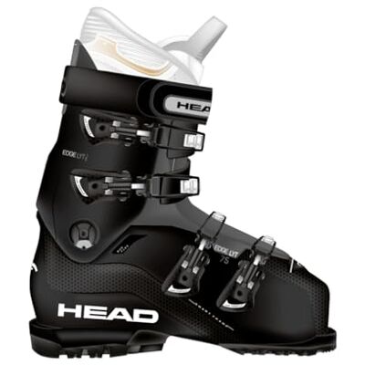 HEAD Women Edge LYT 75 W HV Black Ski Boot, 265 HEAD Women Edge LYT 75 W HV Black Ski Boot, 265