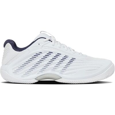 K-Swiss Herren Hypercourt Express 3 Clay Tennis Shoe, White/Peacoat/Silver, 43 EU K-Swiss Herren Hypercourt Express 3 Clay Tennis Shoe, White/Peacoat/Silver, 43 EU