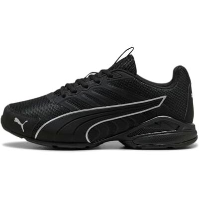 Puma Electro Road Unisex-Laufschuh, Schwarz/Silber, 10.5 UK Puma Electro Road Unisex-Laufschuh, Schwarz/Silber, 10.5 UK