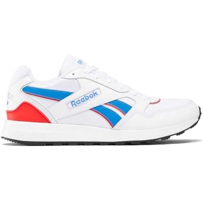 Reebok Unisex GL1000 Sneaker, FTWWHT/KINBLU/VECRED, 41 EU Reebok Unisex GL1000 Sneaker, FTWWHT/KINBLU/VECRED, 41 EU