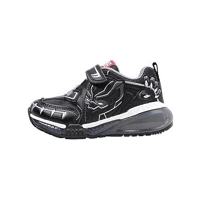 Geox Junior Boy J BAYONYC Boy Sneakers Black/Silver 35_EU Geox Junior Boy J BAYONYC Boy Sneakers Black/Silver 35_EU