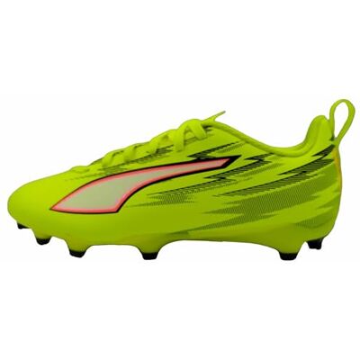 Puma Unisex Kinder Ultra 6 Play Fg/Ag JrSoccer Shoe, Yellow Alert Black Glowing Red Lime Squeeze, 32 EU Puma Unisex Kinder Ultra 6 Play Fg/Ag JrSoccer Shoe, Yellow Alert Black Glowing Red Lime Squeeze, 32 EU