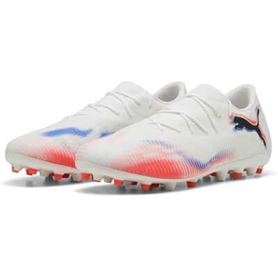 Puma Erwachsene Future 8 Match MG Low Fußballschuhe 44, White Black Glowing Red Puma Erwachsene Future 8 Match MG Low Fußballschuhe 44, White Black Glowing Red