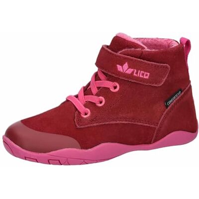 Lico Unisex Kinder Praslin High Sneaker, Bordeaux Pink, 35 EU Lico Unisex Kinder Praslin High Sneaker, Bordeaux Pink, 35 EU