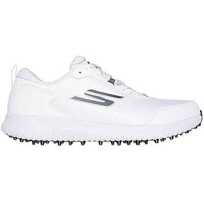 Skechers Men's Go Golf Max Fairway 4 Sneaker, White Synthetic Textile Silver Trim, 42.5 EU Skechers Men's Go Golf Max Fairway 4 Sneaker, White Synthetic Textile Silver Trim, 42.5 EU