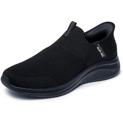Skechers Herren Ultra Flex 3.0 Smooth Step Turnschuhe, Black, 44 EU Weit Skechers Herren Ultra Flex 3.0 Smooth Step Turnschuhe, Black, 44 EU Weit