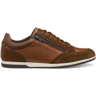 Geox Herren U Renan Sneaker, Brown, 43 EU Geox Herren U Renan Sneaker, Brown, 43 EU